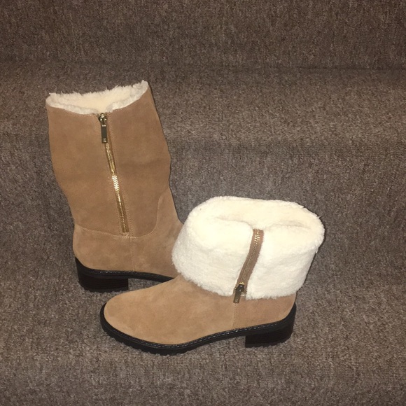 🐪 NWT Bandolino Genuine Suede Boots - Picture 2 of 15